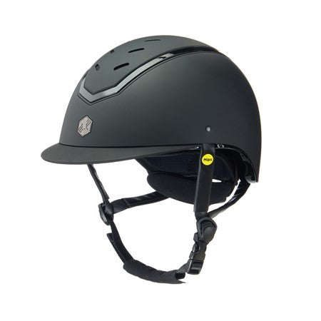 Charles Owen Kylo Mips Ridehjelm - Sort/Shiny Sort