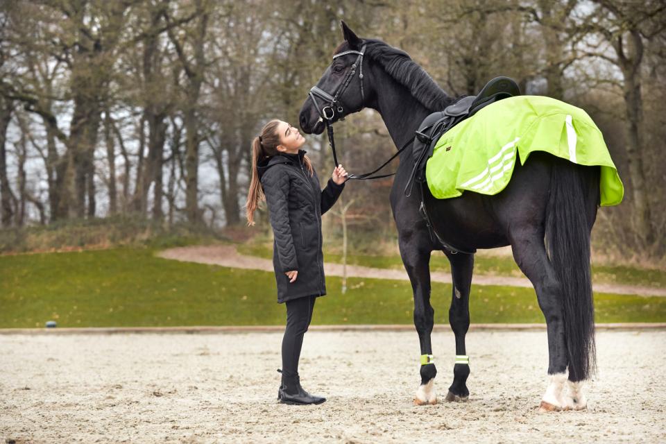 HorseGuard Judy Refleks Lændedækken - Gul