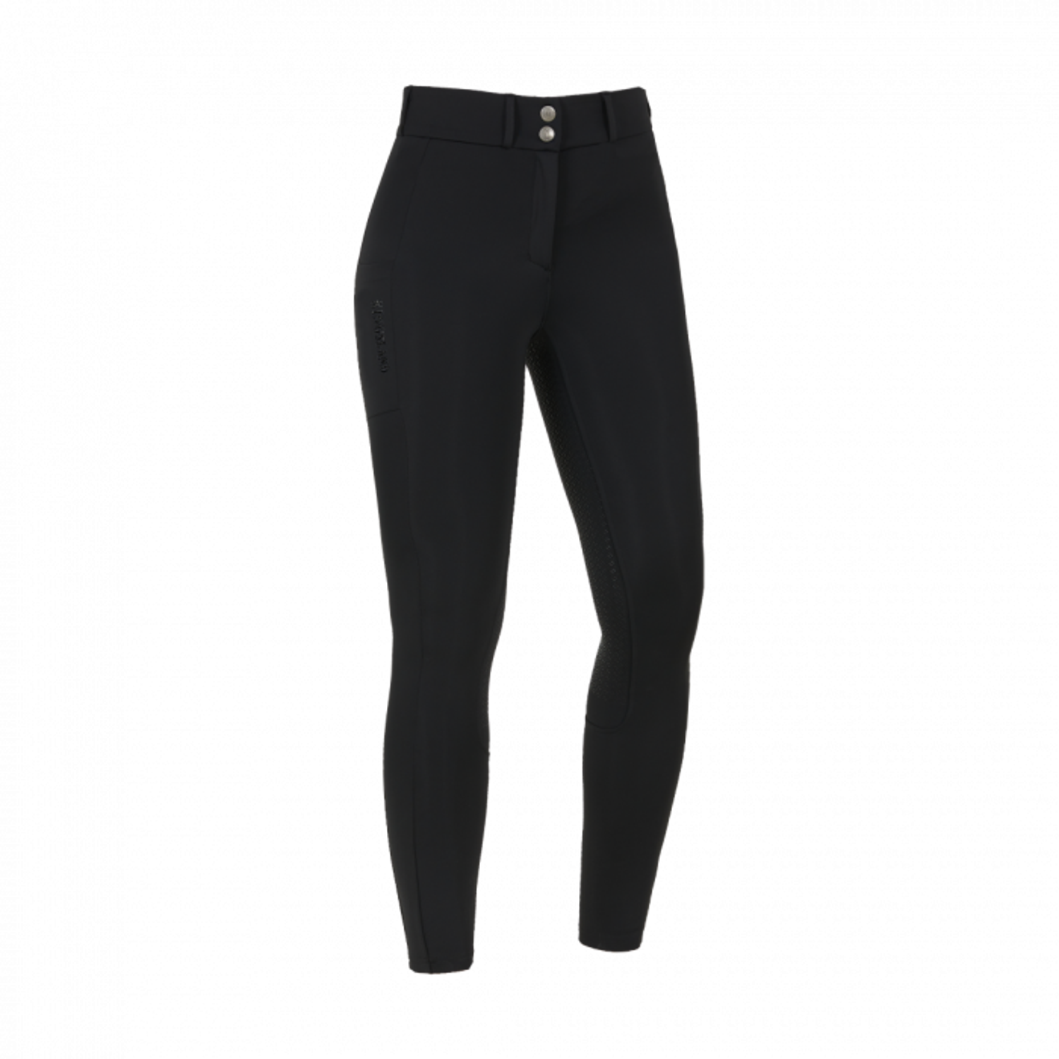 Kingsland Kaya F-Tec6 Fuldgrip Tights M. Knapper & Lynlås - Sort
