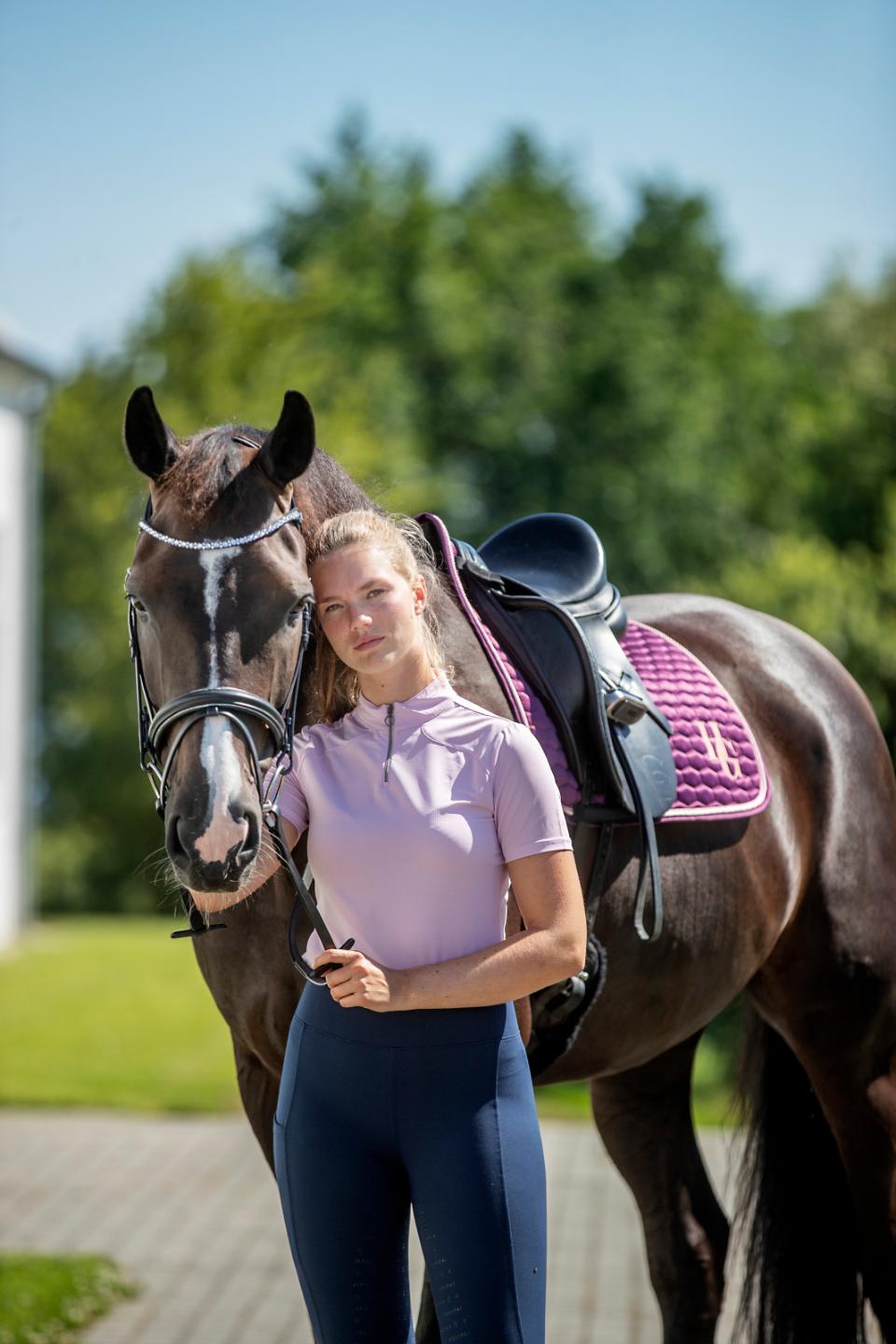 Equipage Hasty Bluse - Winesome Orchid