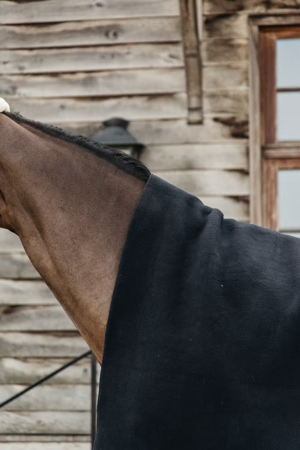 Kentucky Fleece Square Dækken - Sort