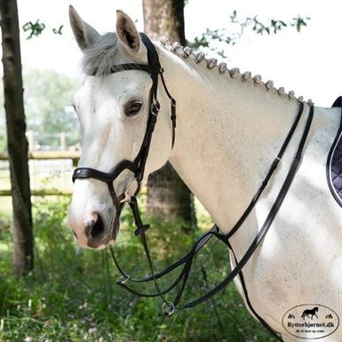 Antares Precision Trense M. Y- Næsebånd - Sort