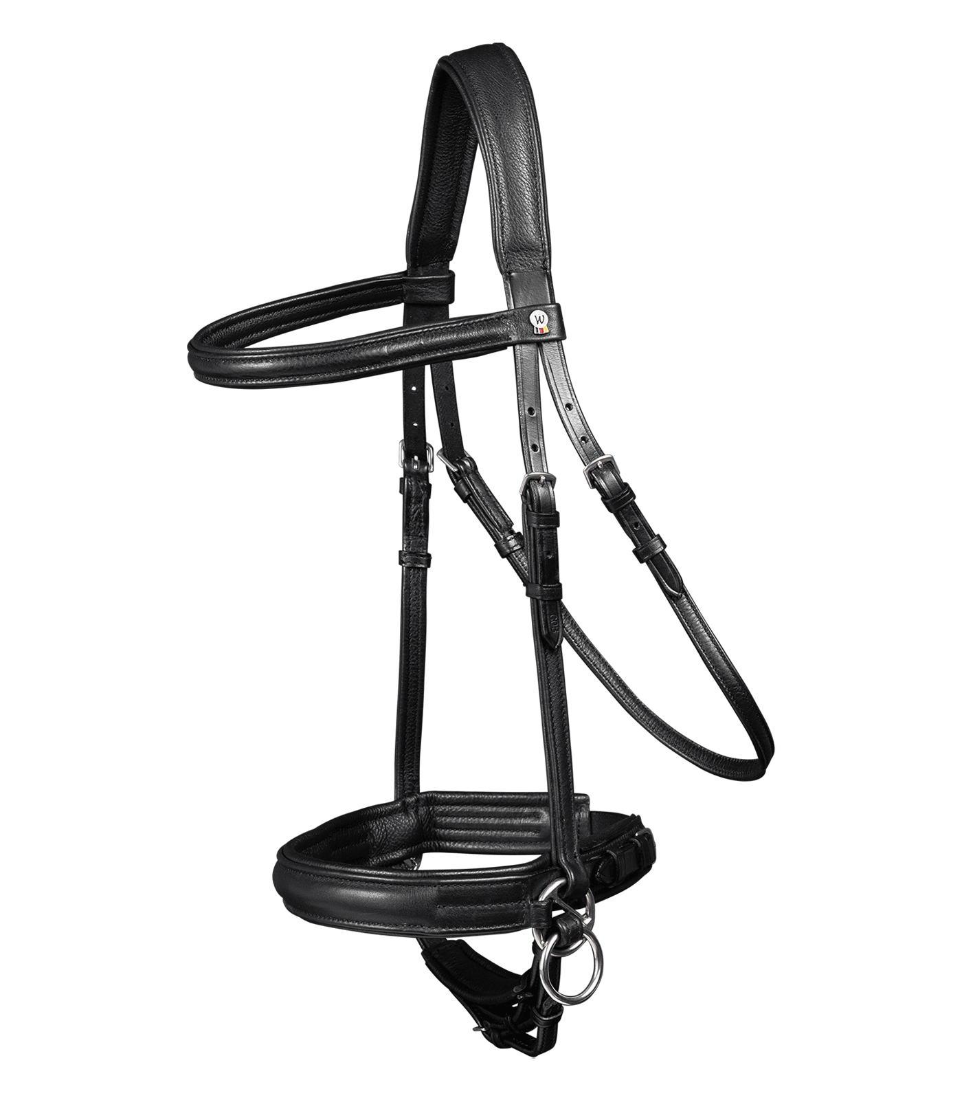 Waldhausen Bidløs Trense Supersoft - Sort