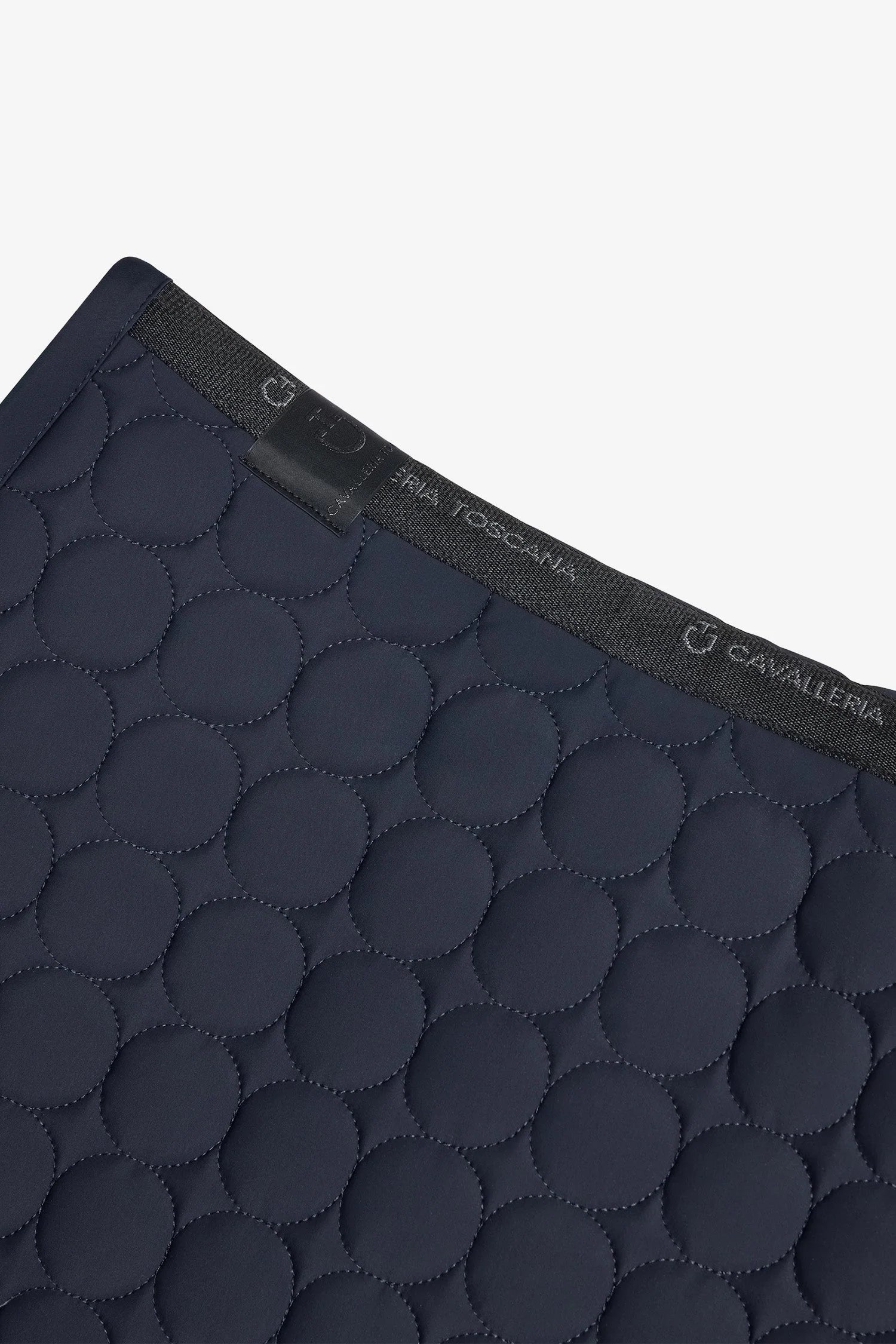Cavalleria Toscana Circle Quilted Dressurunderlag - Navy