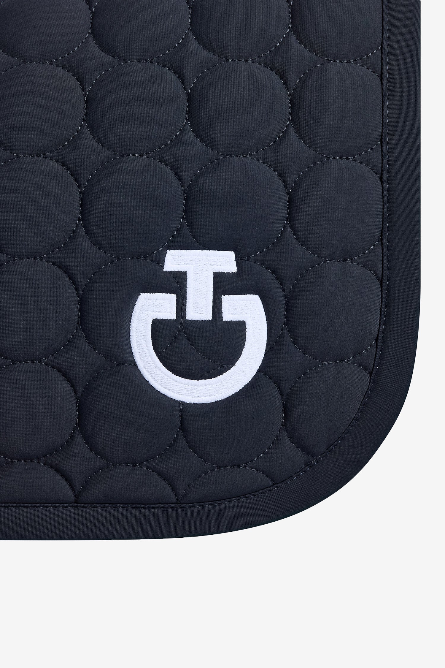 Cavalleria Toscana Circle Quilted Springunderlag - Navy