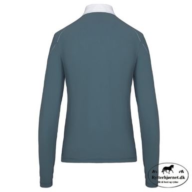 Cavalleria Toscana Beaded Motif Polo Petrol