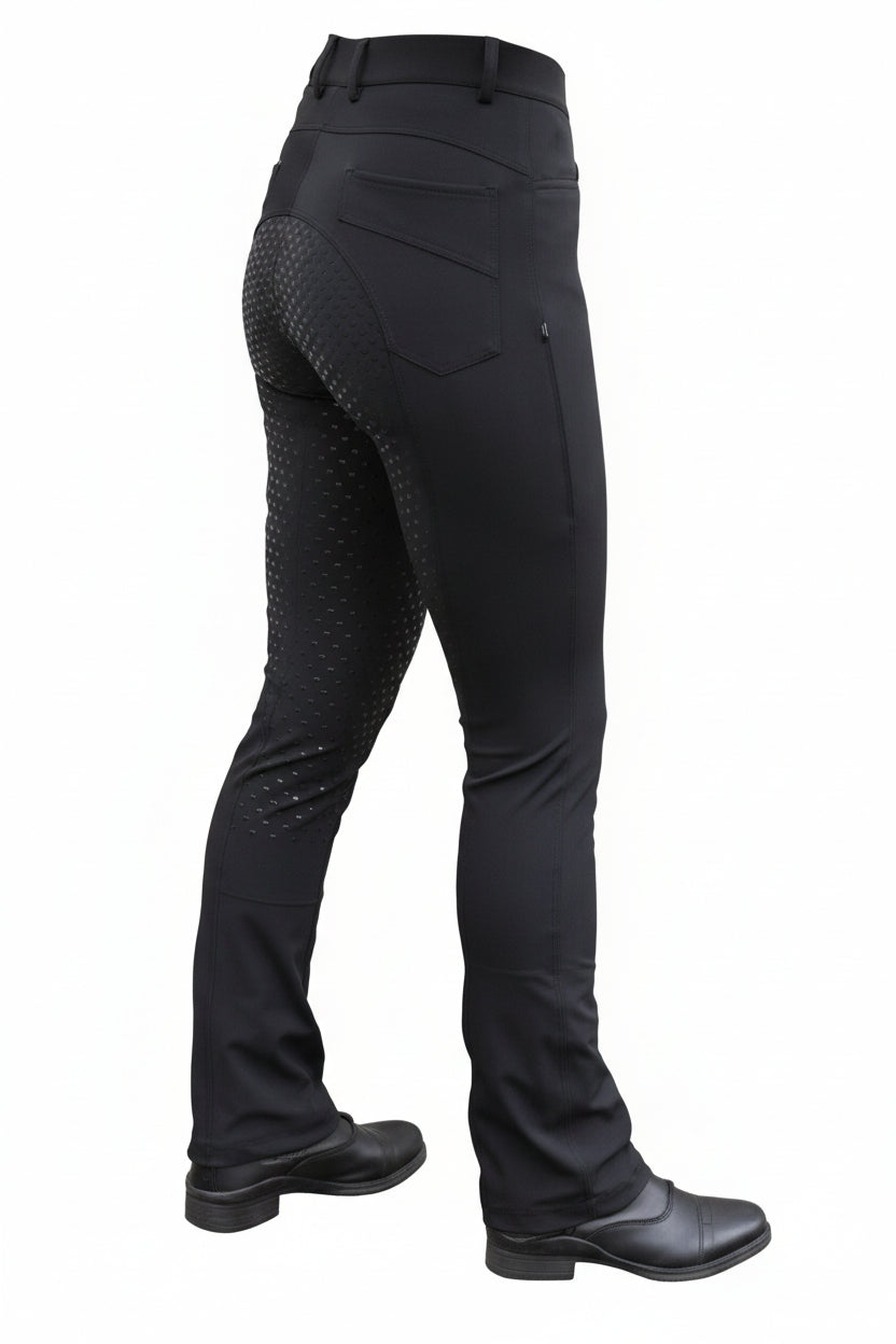 Campus Jodhpur Ridebukser New Grip - Sort