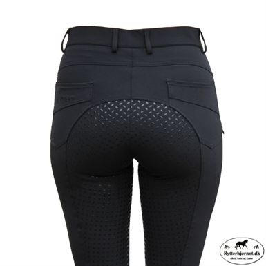 Campus Jodhpur Ridebukser New Grip - Sort