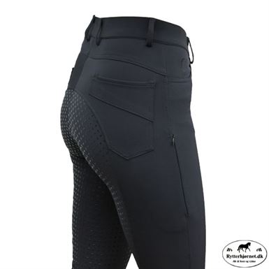 Campus Jodhpur Ridebukser New Grip - Sort