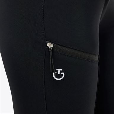 Cavalleria Toscana Academy Jersey Ridebukser m. Fuldgrip - Sort