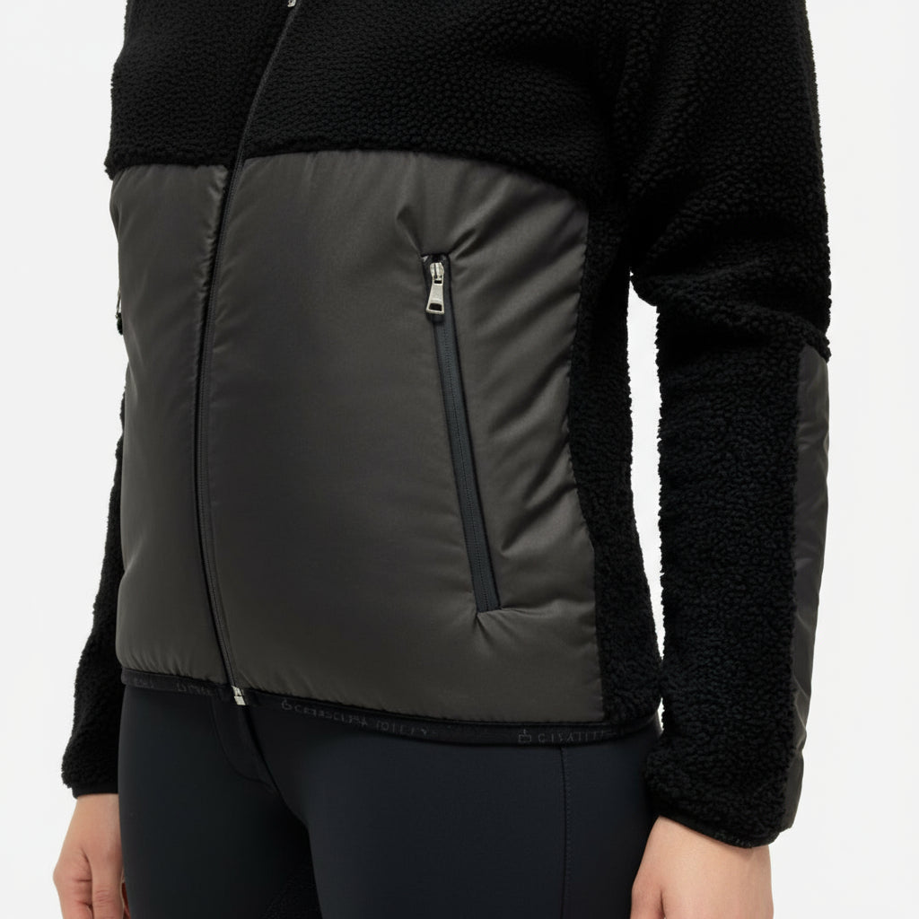 Cavalleria Toscana Academy Nylon/Fleece Jakke - Sort