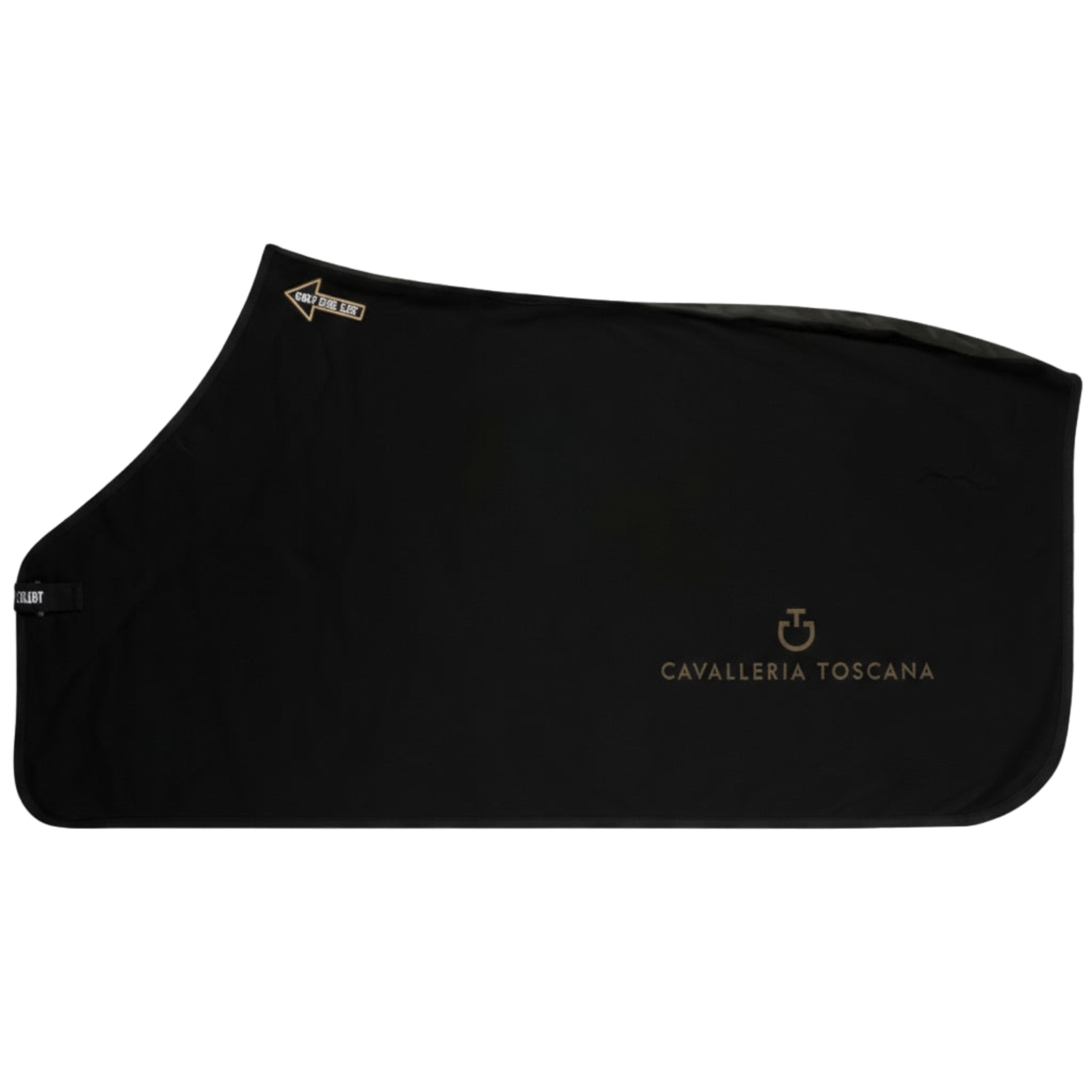 Cavalleria Toscana Air Fleecetæppe - Sort/Guld