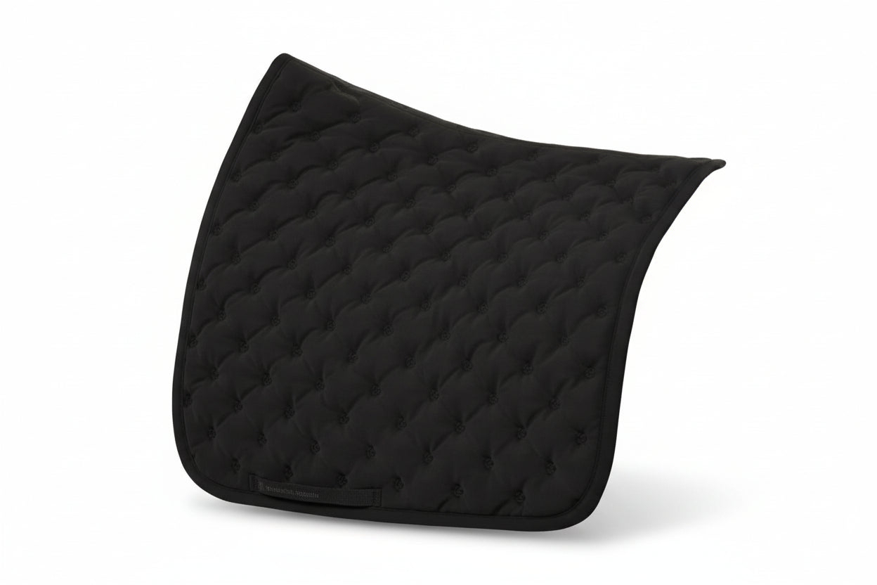 Cavalleria Toscana All-Over Embroidery Dressurunderlag - Sort