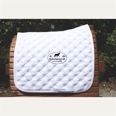 Cavalleria Toscana All-Over Embroidery Dressurunderlag - Hvid