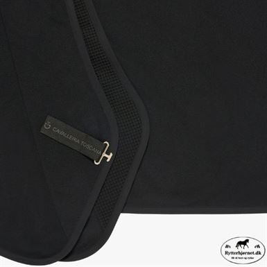 Cavalleria Toscana Logo Fleecetæppe - Sort