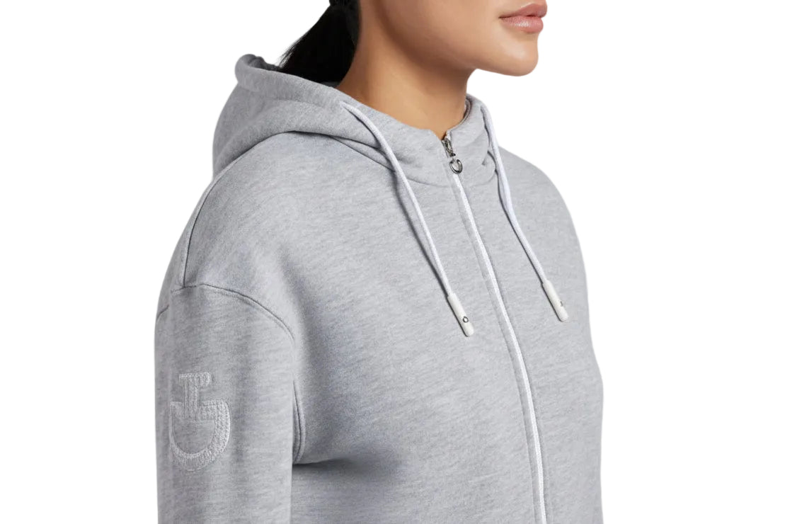 Cavalleria Toscana Cotton Hooded M. Lynlås - Grå