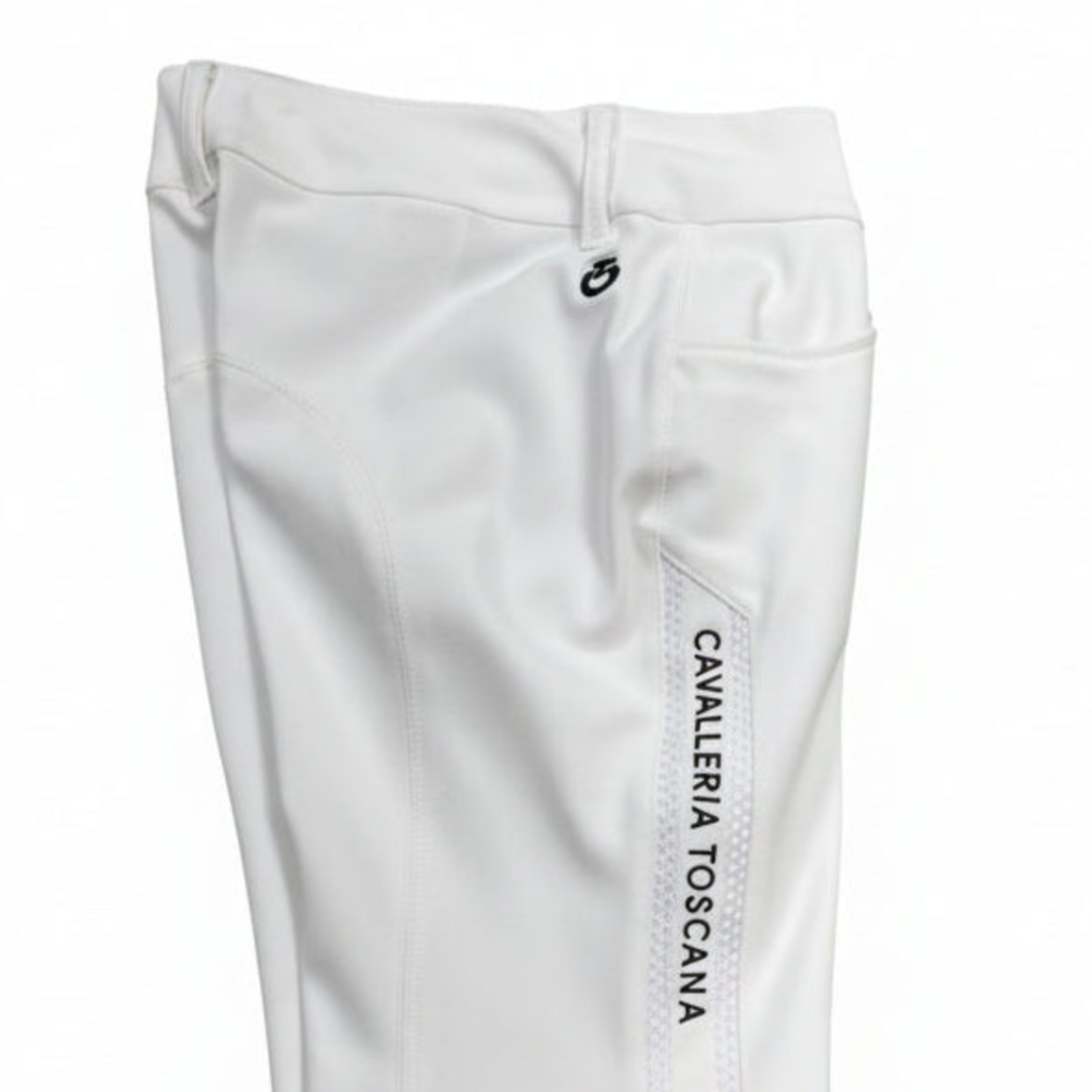 Cavalleria Toscana Elegant Embroidery Ridebukser - Hvid