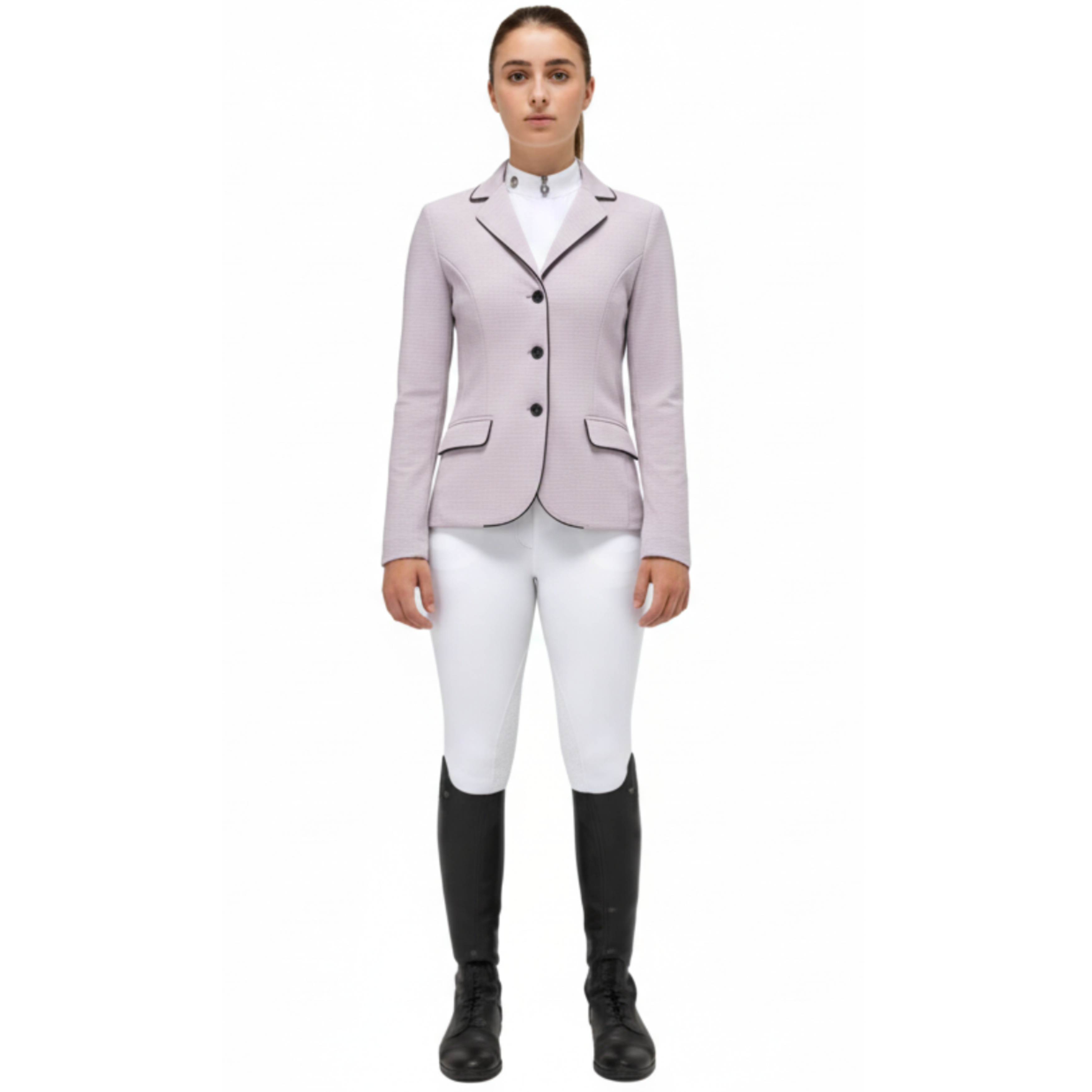 Cavalleria Toscana GP Young Rider Stævnejakke Til Børn - Lysegrå