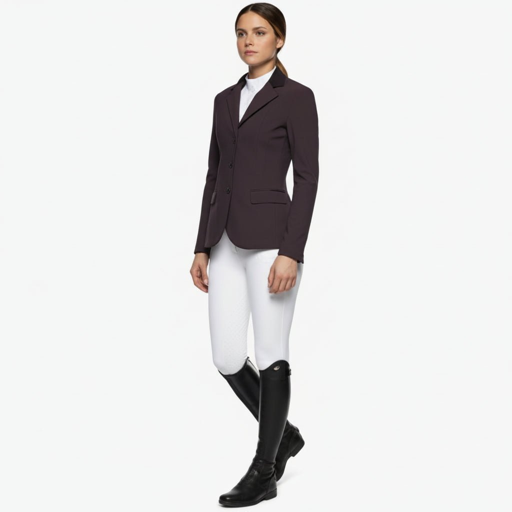 Cavalleria Toscana GP Zip Stævnejakke - Aubergine