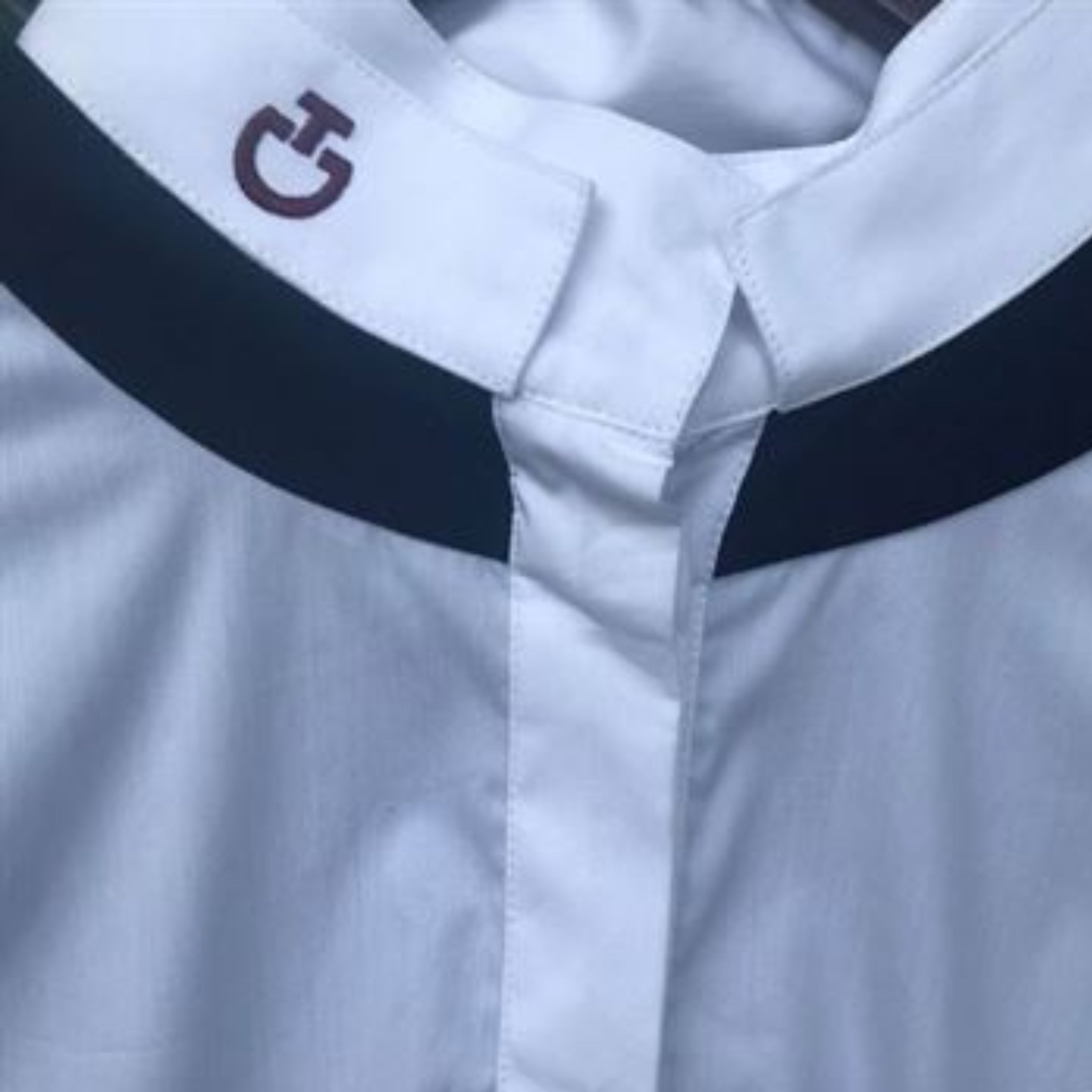 Cavalleria Toscana Gala Shirt Langærmet - Navy/Hvid