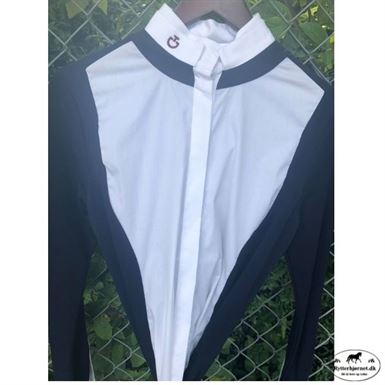 Cavalleria Toscana Gala Shirt Langærmet - Navy/Hvid