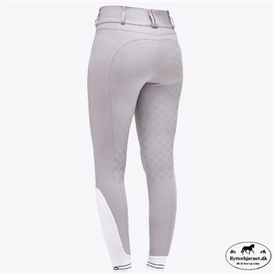 Cavalleria Toscana High Waist Ridebukser M.Fuldgrip- Lys Grå