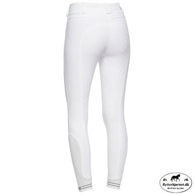 Cavalleria Toscana High Waist Ridebukser M. Fuldgrip - Hvid