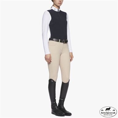Cavalleria Toscana Honeycomb Competition Polo - Navy