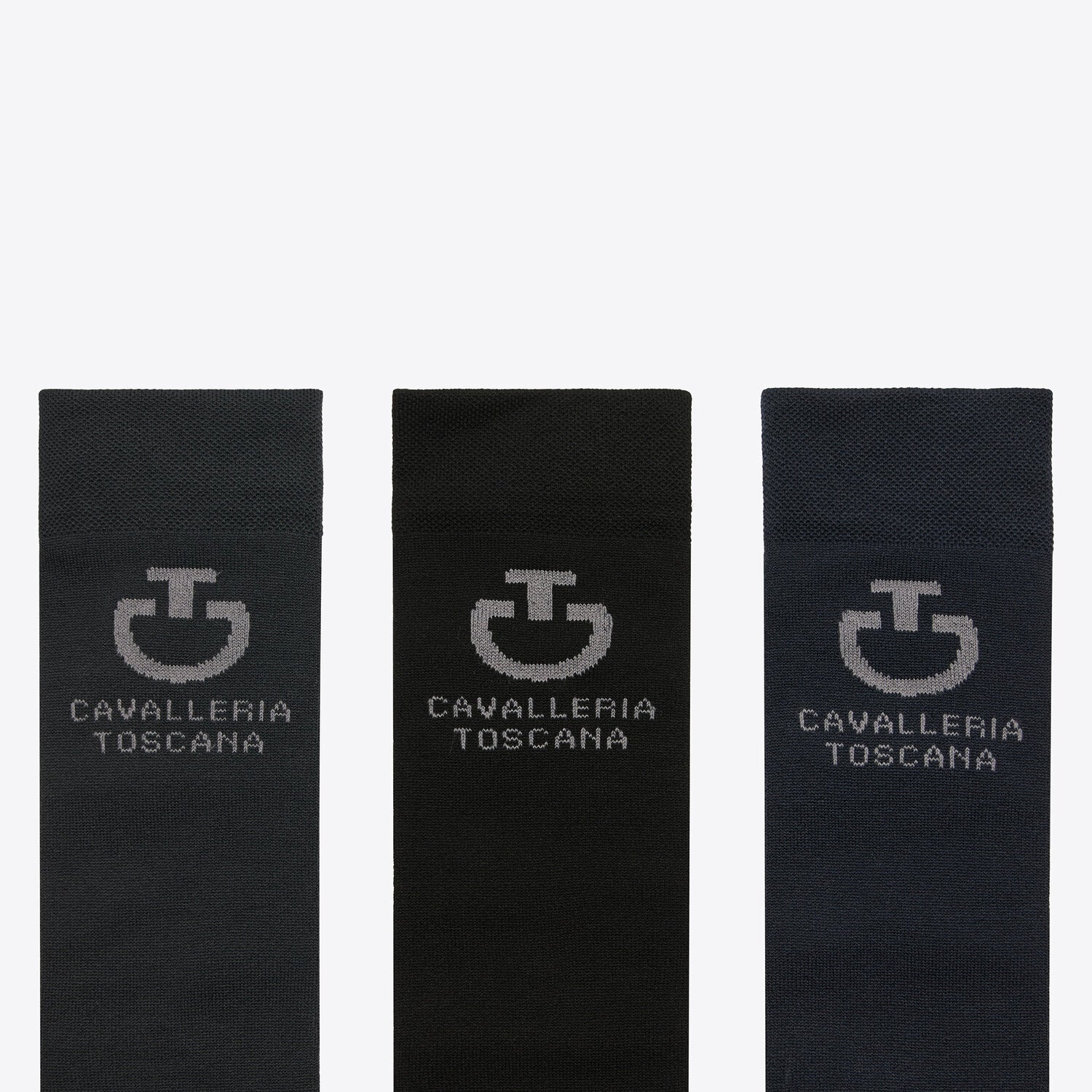 Cavalleria Toscana Jacquard Logo Strømper - 3pak