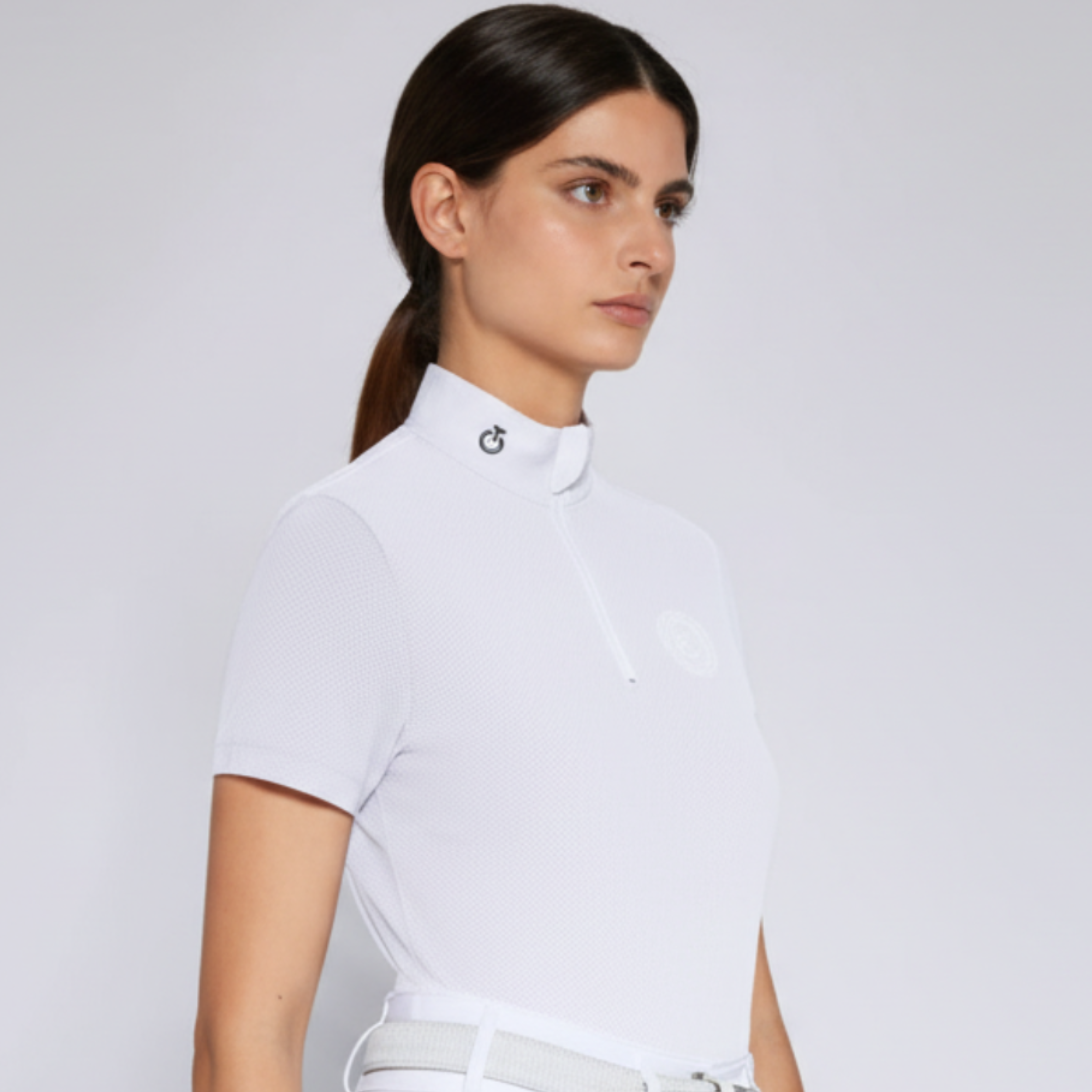 Cavalleria Toscana Jersey Stævnepolo - Hvid