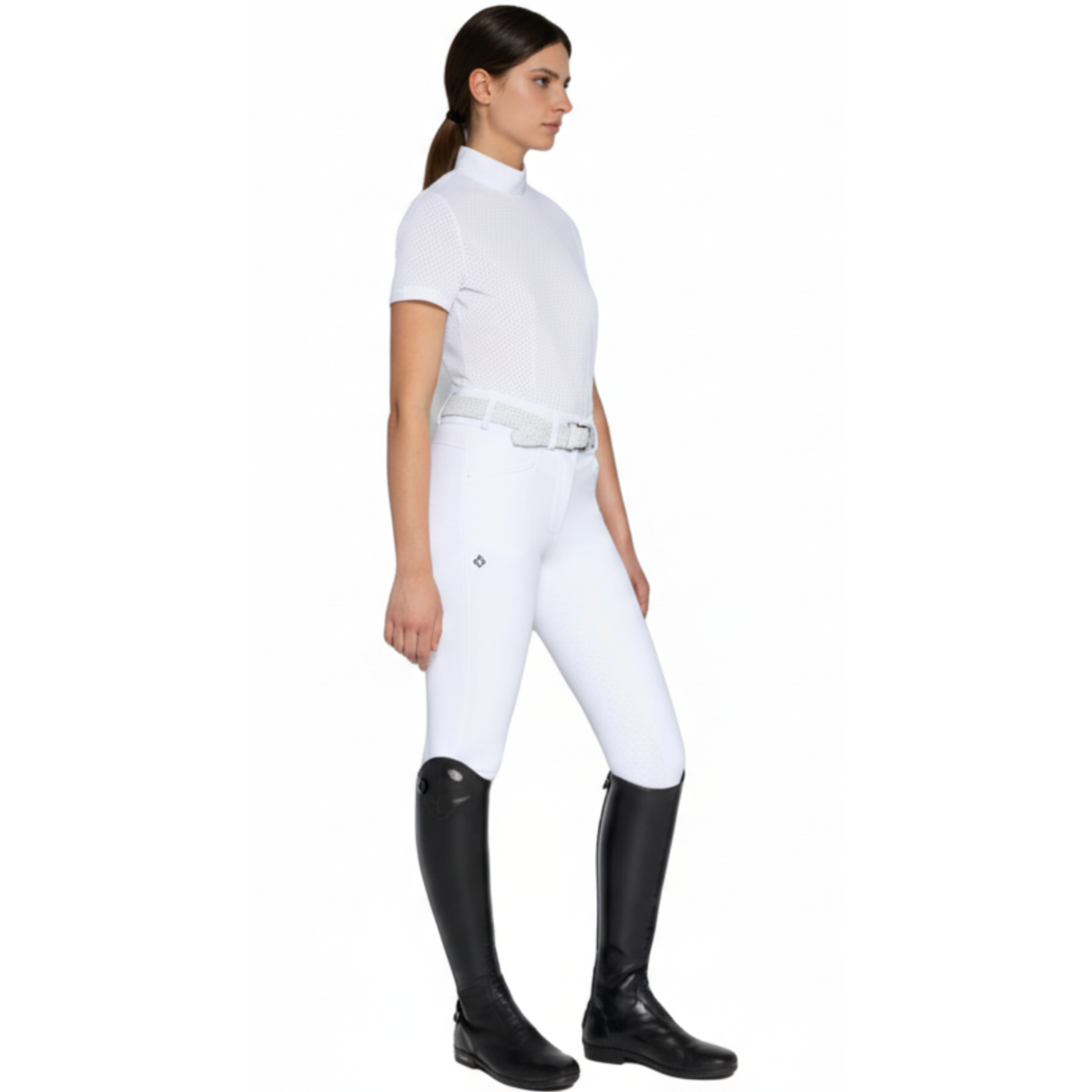 Cavalleria Toscana Jersey Stævnepolo - Hvid