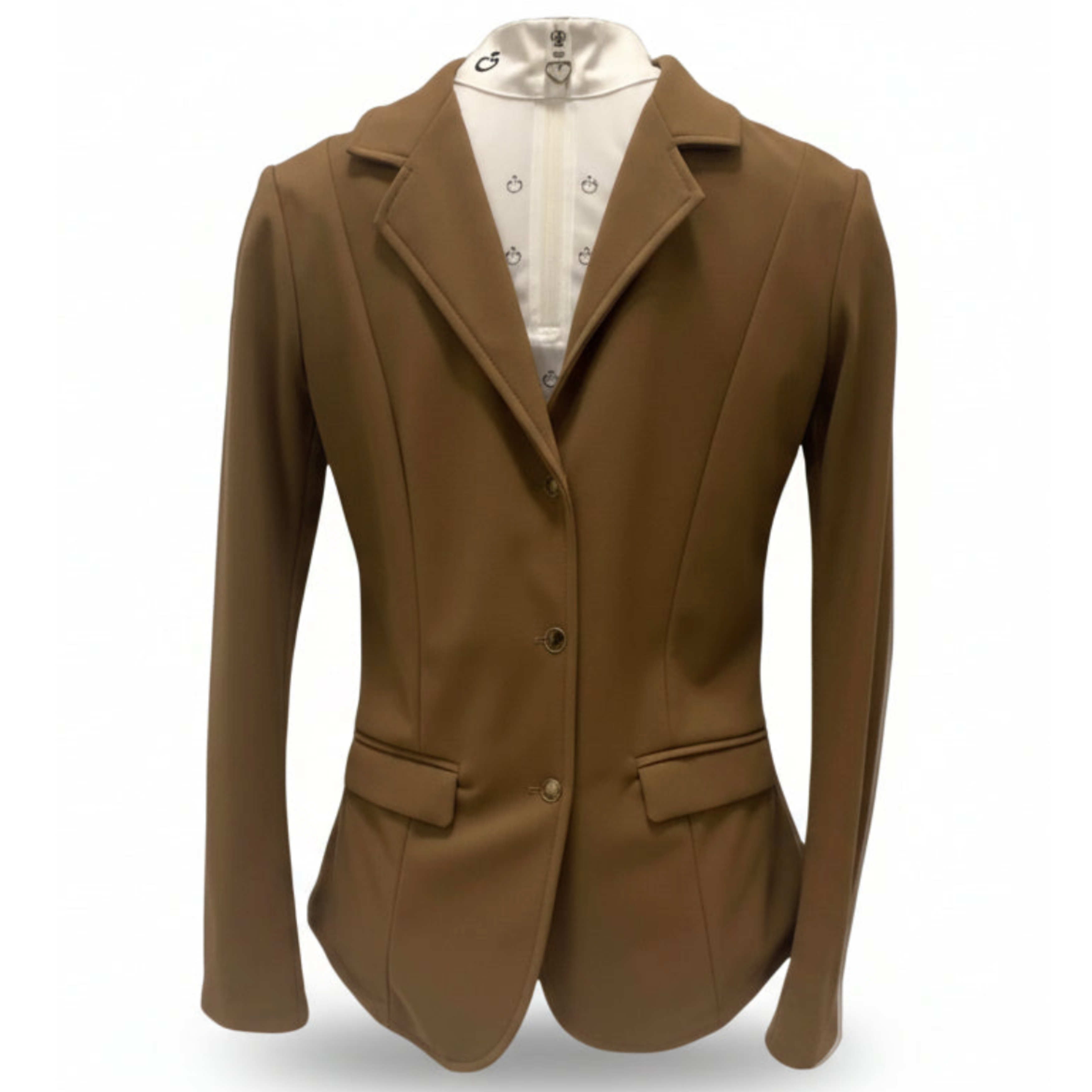 Cavalleria Toscana Letvægts Jersey Zip Stævnejakke Til Børn - Camel