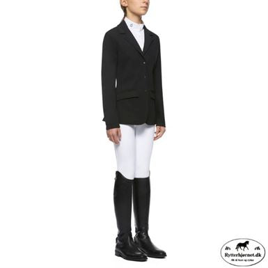 Cavalleria Toscana Zip Stævne Jakke Til Børn - Sort