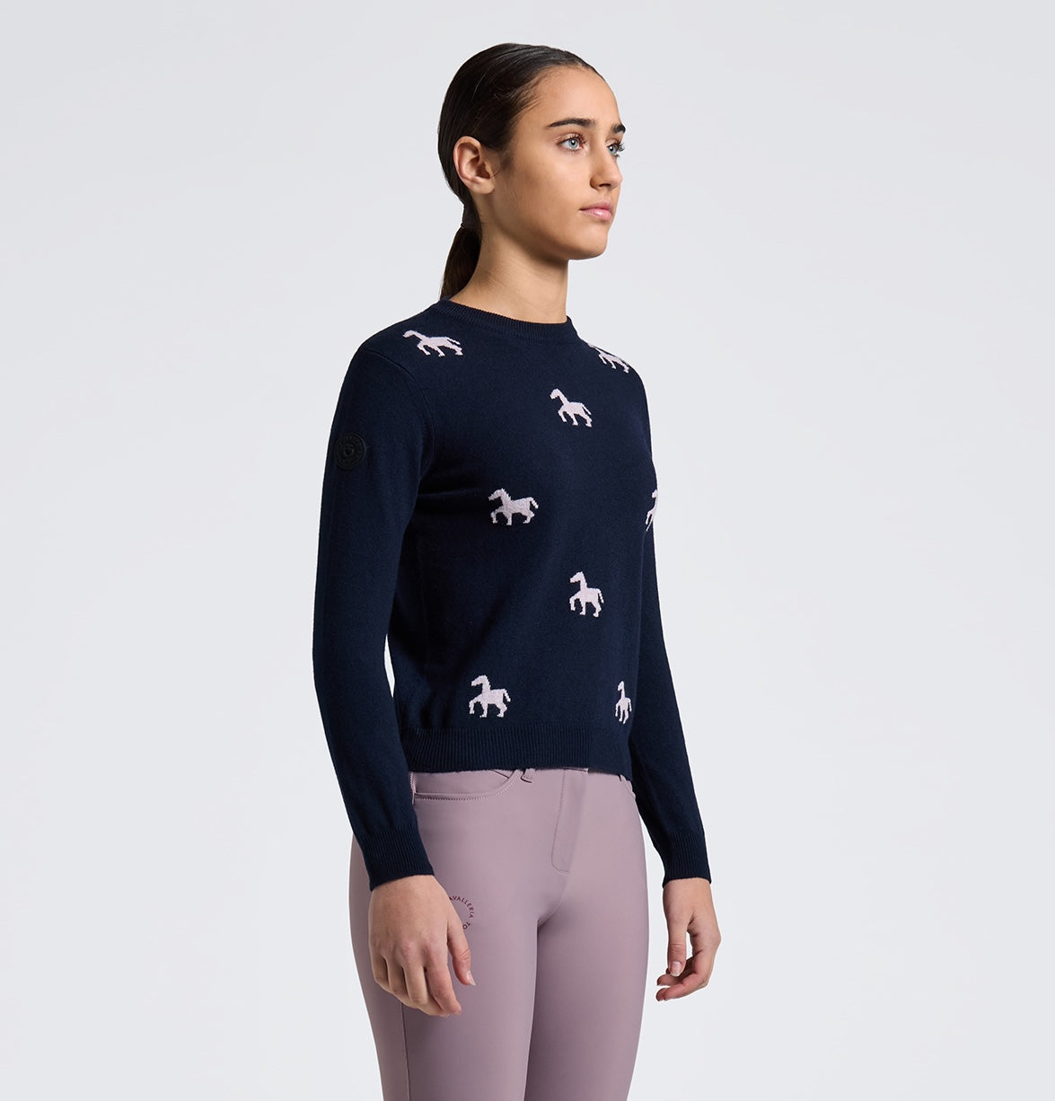 Cavalleria Toscana Mini Horse Cashmere Bluse