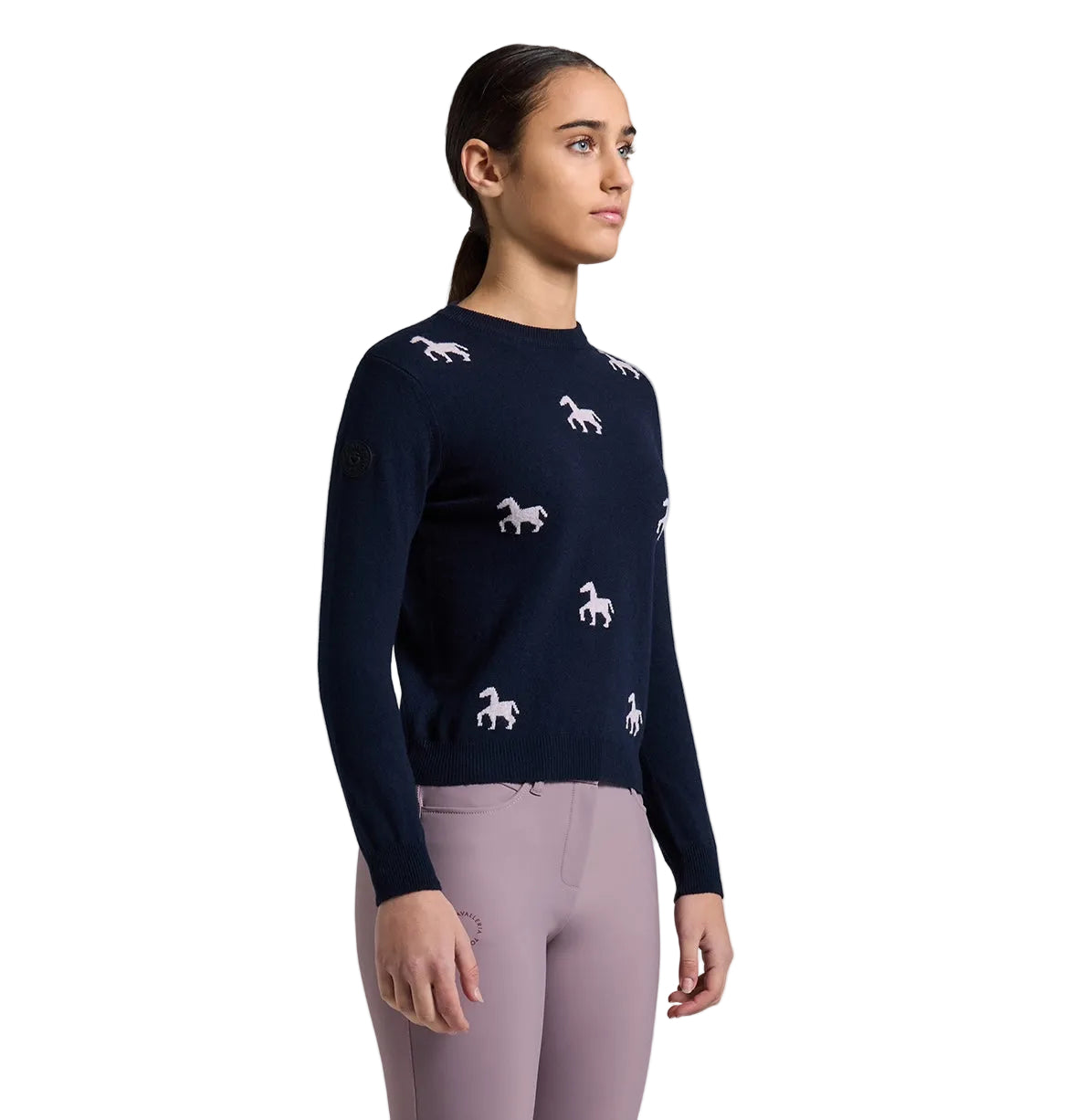 Cavalleria Toscana Mini Horse Cashmere Bluse
