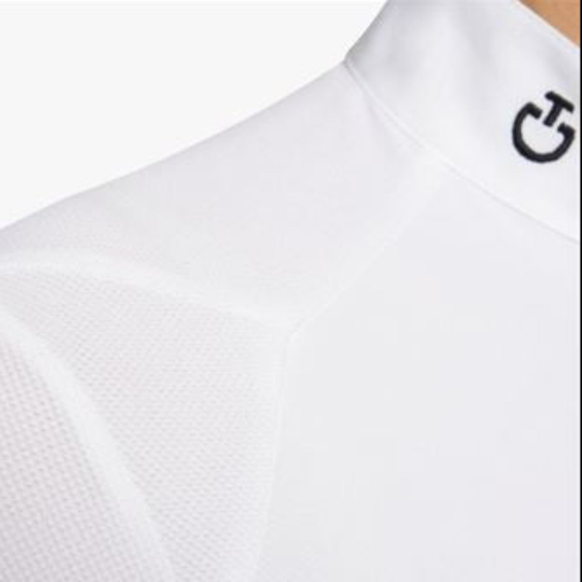 Cavalleria Toscana Jersey S/S Stævnepolo FW22 - Hvid