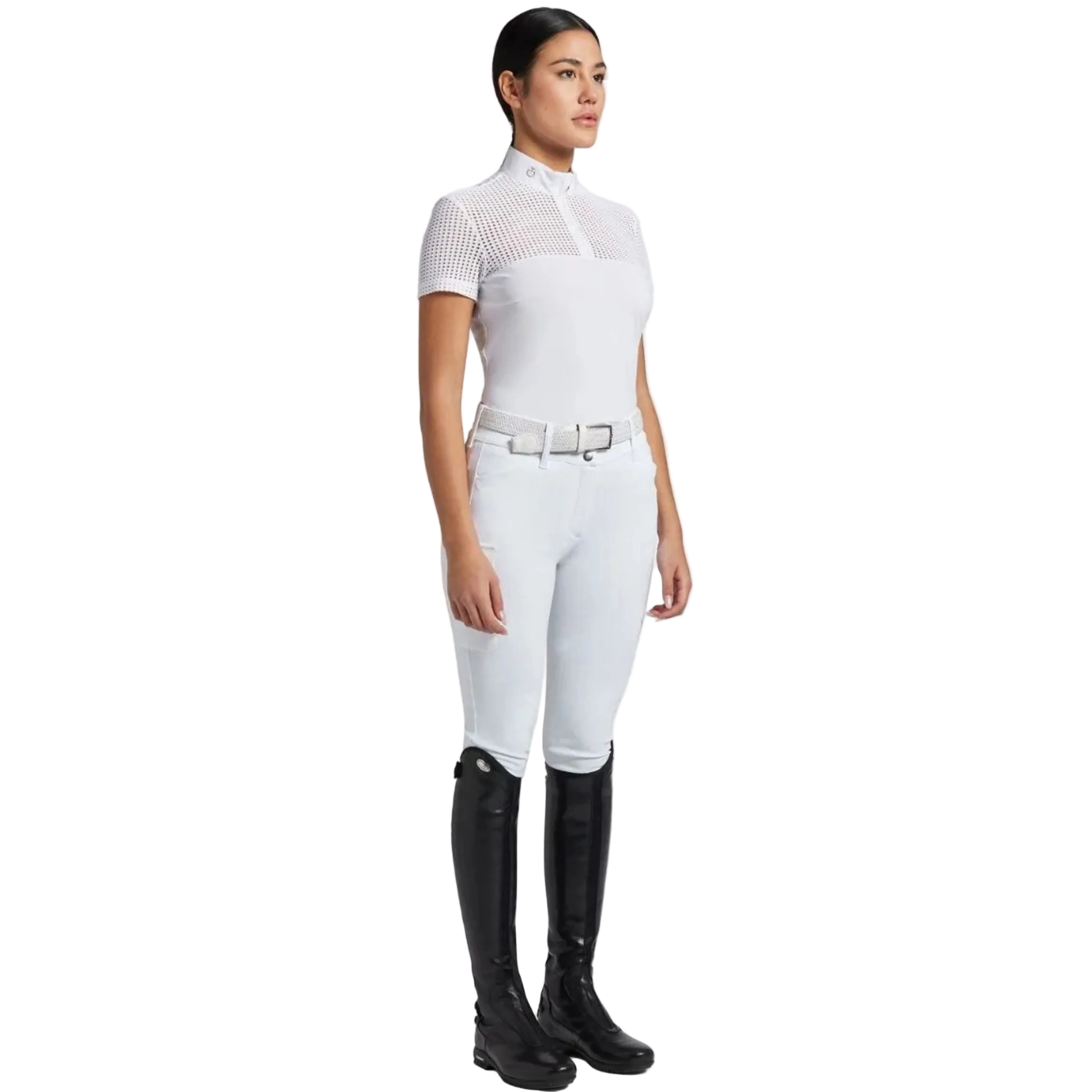 Cavalleria Toscana Perforated Jacquard Shirt - Hvid