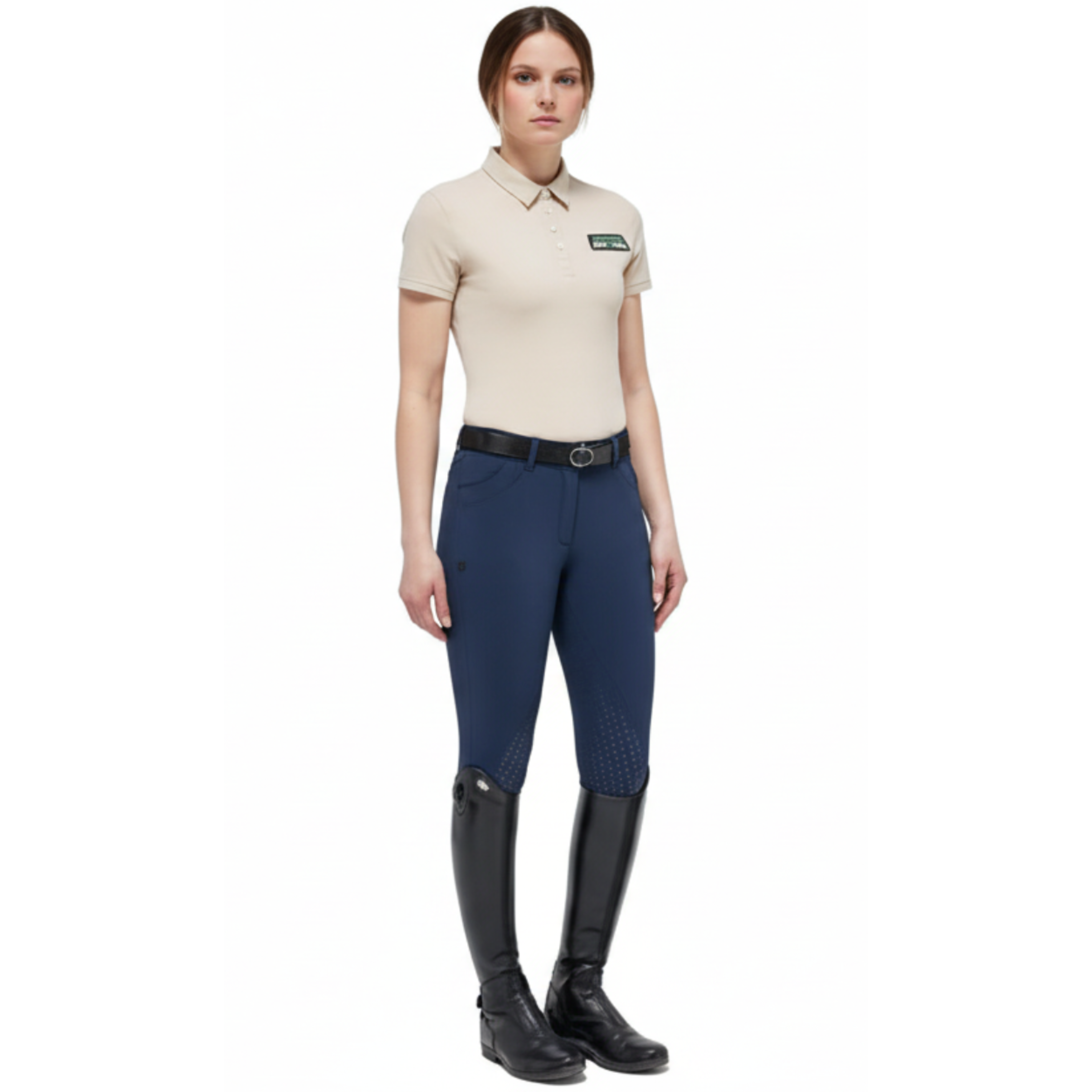 Cavalleria Toscana Performance Pique Polo T-Shirt - Sand