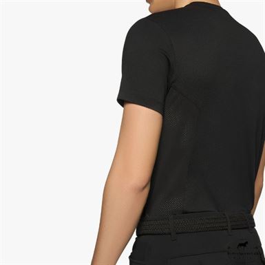 Cavalleria Toscana Jersey Pique Herre T-shirt - Sort