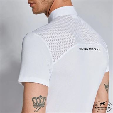 Cavalleria Toscana Tech Piquet Polo Til Herre - Hvid