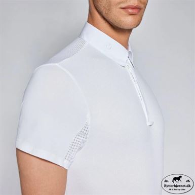 Cavalleria Toscana Tech Piquet Polo Til Herre - Hvid