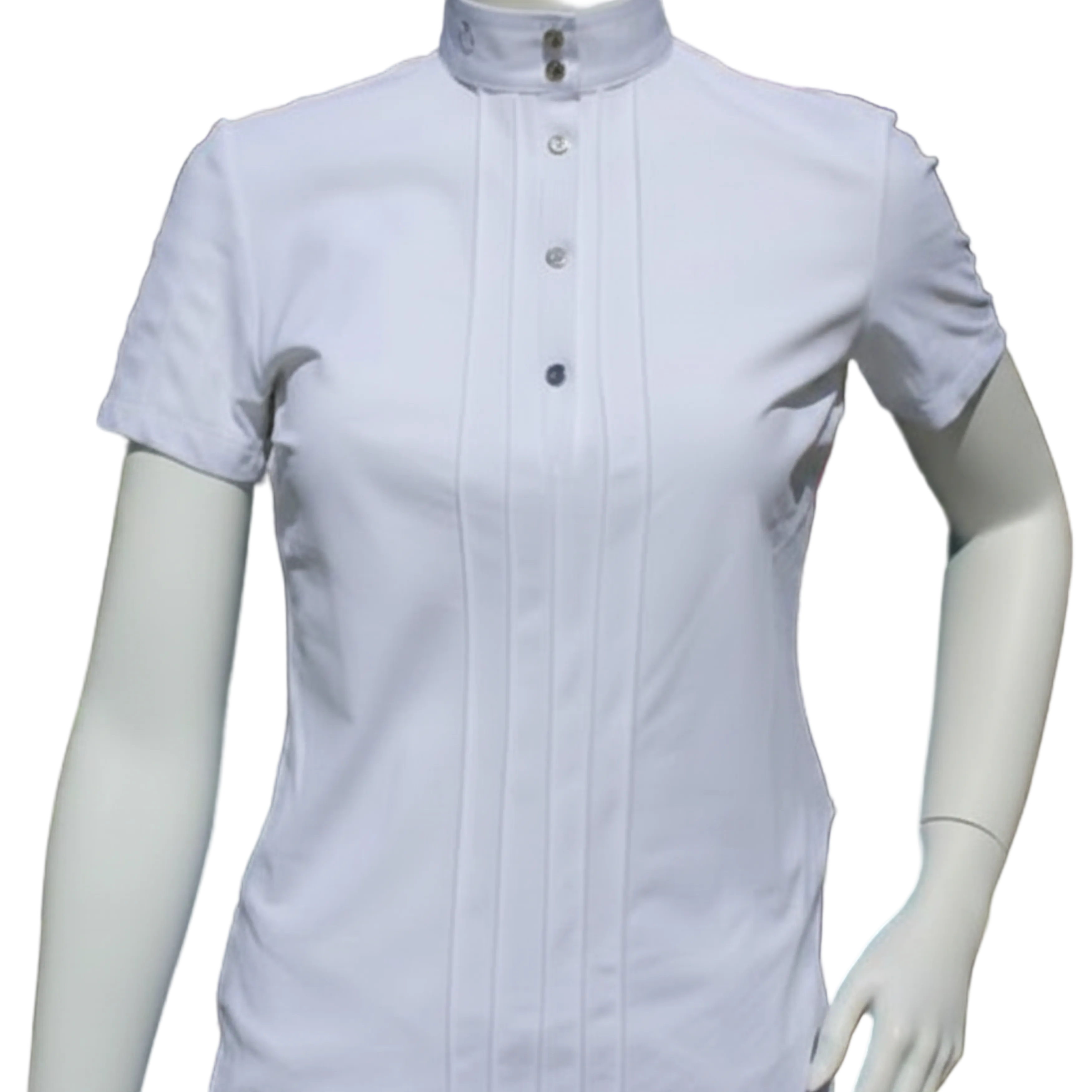 Cavalleria Toscana Pleated Stævnepolo - Hvid