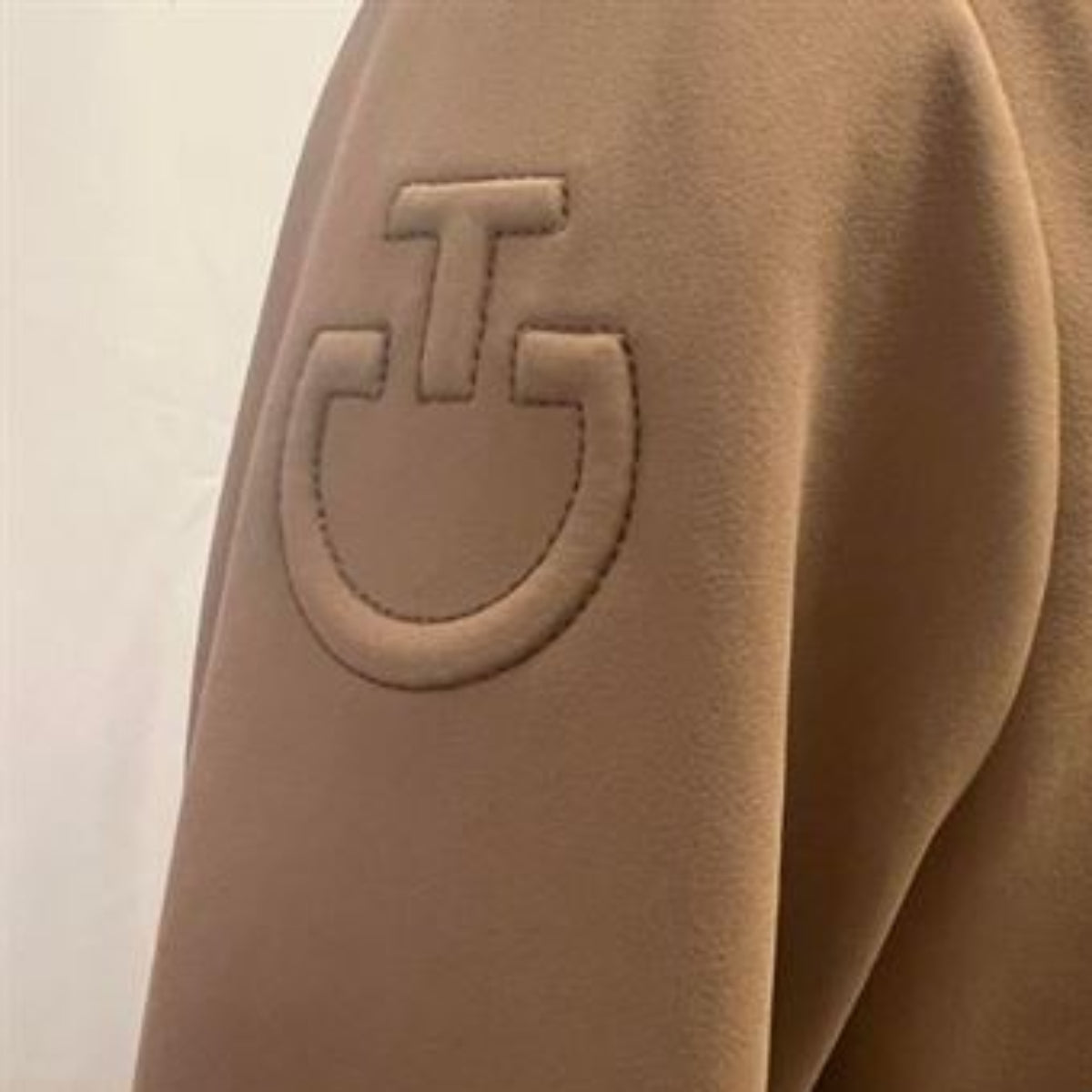 Cavalleria Toscana Letvægts Jersey Zip Stævnejakke Til Børn - Camel