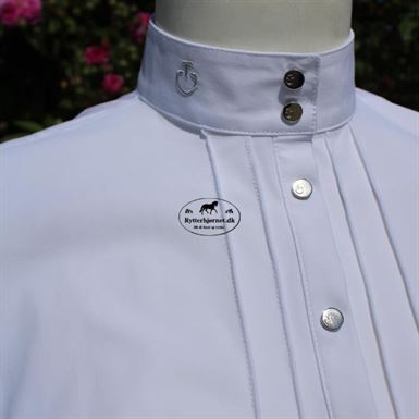 Cavalleria Toscana Pleated Stævnepolo - Hvid