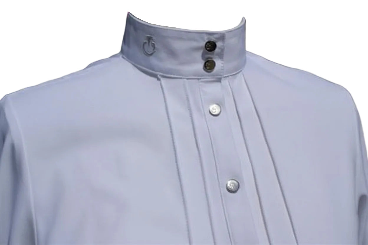 Cavalleria Toscana Pleated Stævnepolo - Hvid