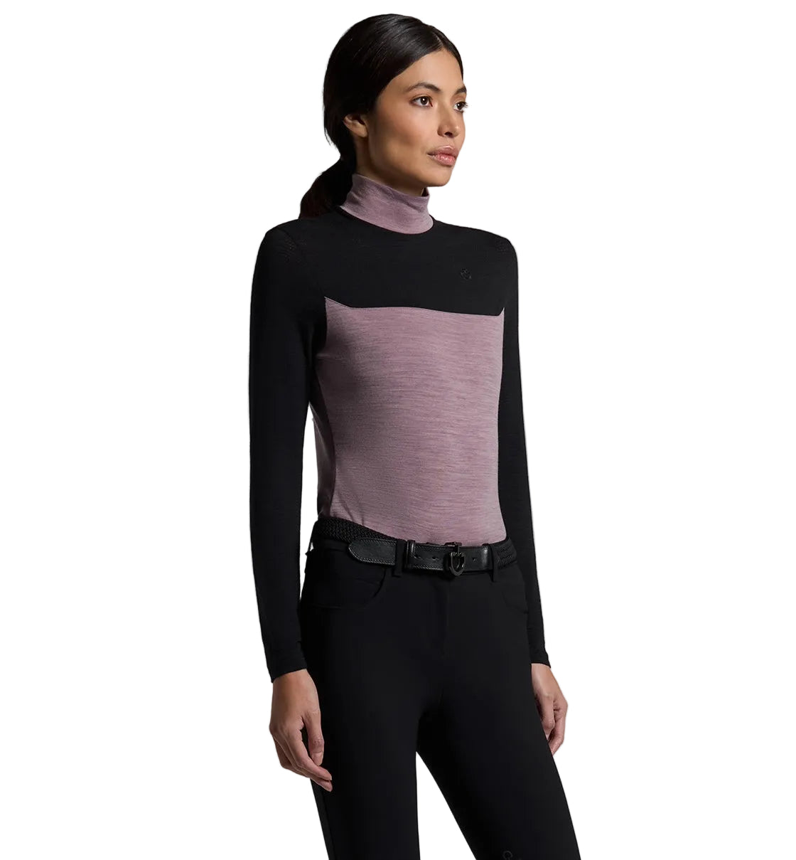 Cavalleria Toscana Tech Uld Turtleneck Bluse