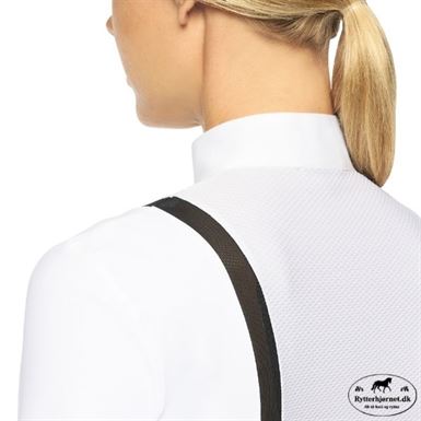 Cavalleria Toscana Textured Jersey Stævnepolo M. Mesh - Hvid