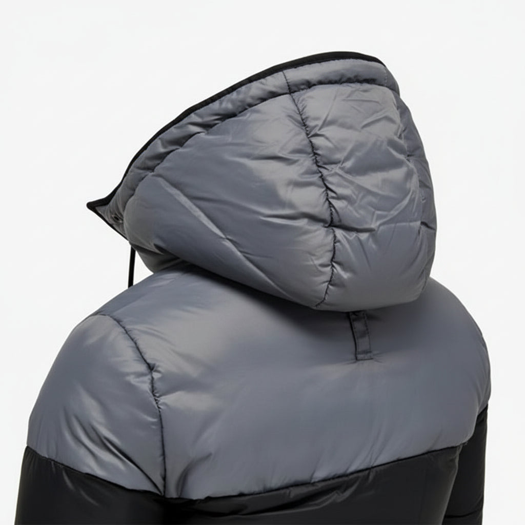 Cavalleria Toscana Junior Nylon Pufferjakke - Sort/Grå