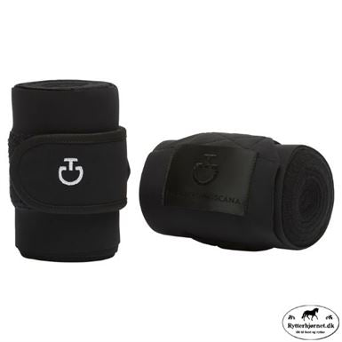 Cavalleria Toscana Jersey Fleecebandager 4-Pak - Sort