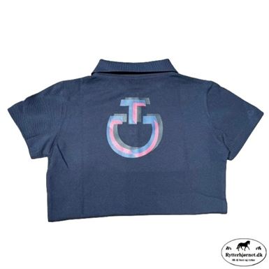 Cavalleria Toscana Bomuldspolo Pique Til Børn - Navy